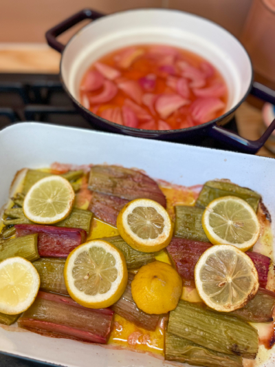 Gebackener Rhabarber Karma Food