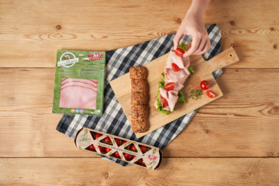 Donauwelle Leberkäse Sandwich