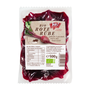 Bio-Rote Rüben gegart und gekocht
