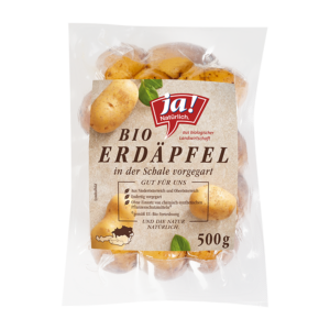 Bio-Mini-Erdäpfel mit Schale, gegart