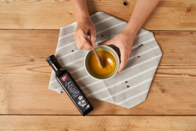 Fitnesssalat mit Leberkäse