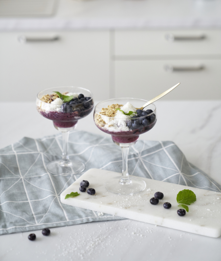 Nicecream mit Heidelbeeren