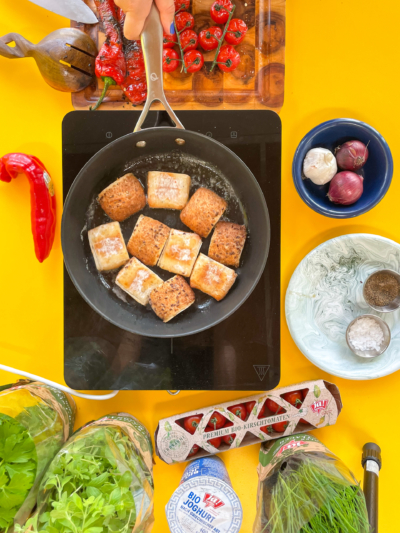 Kornbaguette rösten