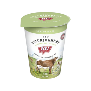 Laktosefreies Bio-Joghurt