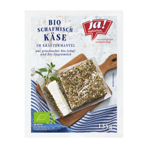 Bio-Schafmischkäse im Kräutermantel