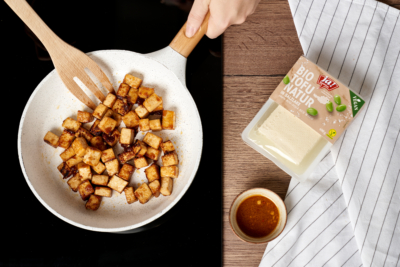 Tofu angebraten