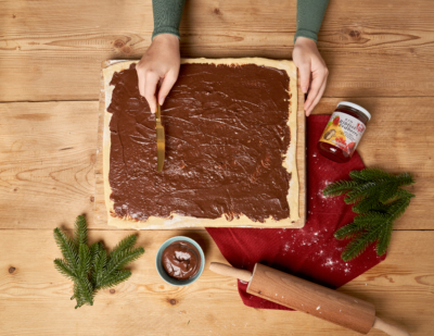 Kuchen backen mit Nougatcreme