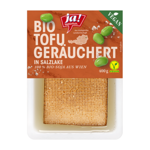 Bio-Tofu geräuchert in Salzlake