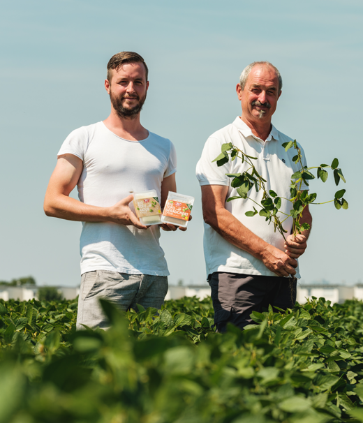 2 Bio-Bauern Sojabohnen