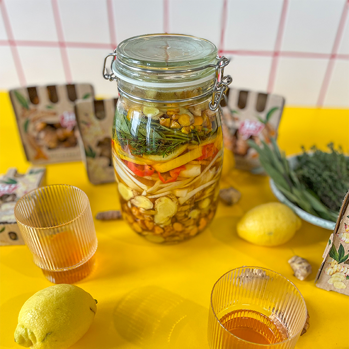 Fire Cider: Fermentierter Ingwer und Kurkuma