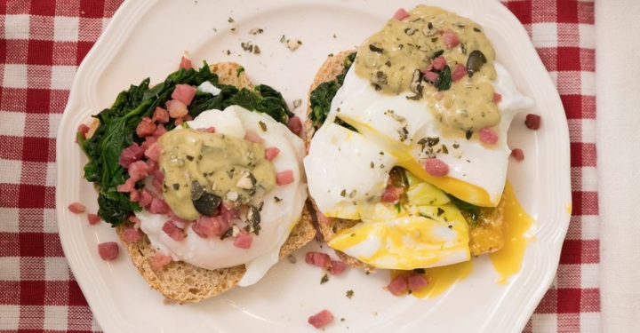 Aus der Frühstückspension: Eier Benedict