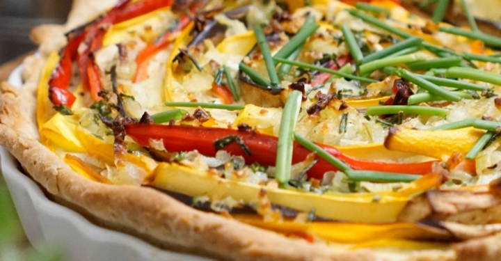 Aus der Frühstückspension: Gemüse-Quiche
