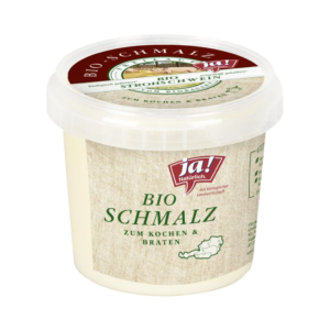 Bio-Schmalz vom Strohschwein