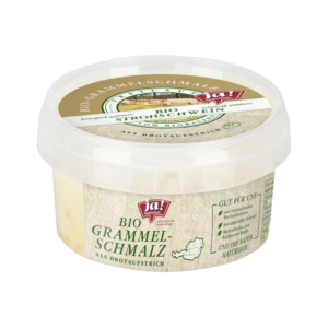 Bio-Grammelschmalz vom Strohschwein