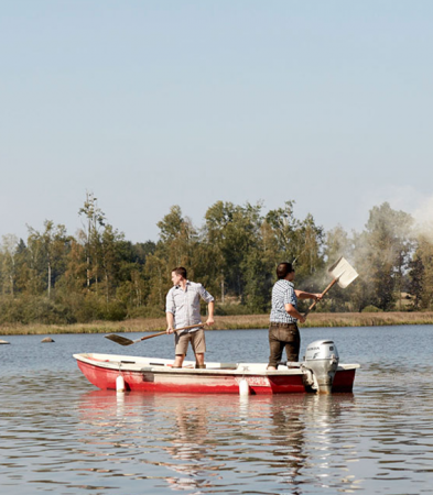 Fütterung von Bio-Karpfen im Waldviertel - Ja! Natürlich