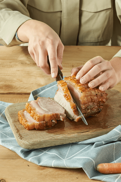 Karreebraten mit Kruste