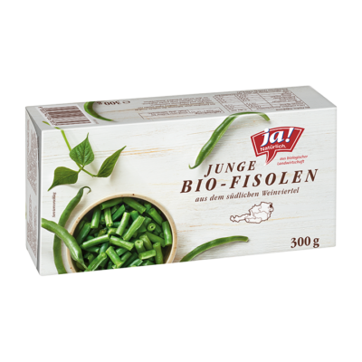 Bio-Fisolen tiefgekühlt