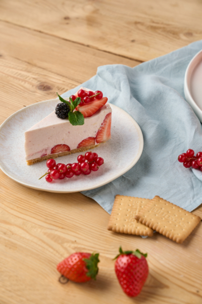 Tortenstück Joghurttorte