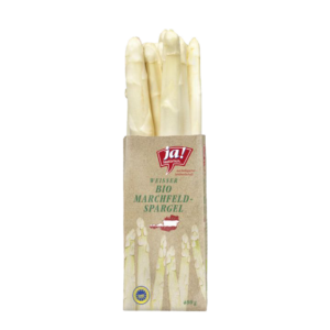 weißer Bio-Spargel