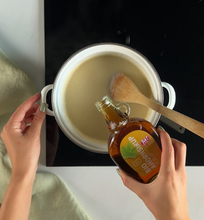 Ruck-Zuck-Grieß mit Ahornsirup