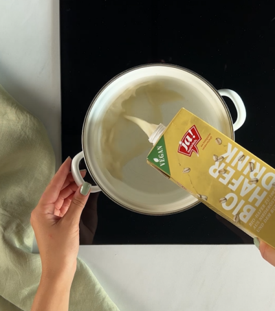 Ruck-Zuck-Grieß mit Haferdrink