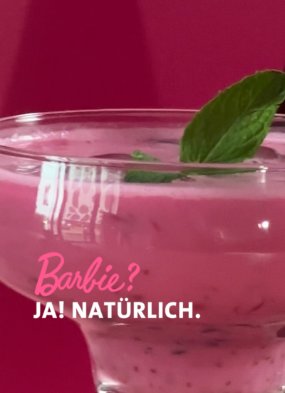 Veganer Pink Drink mit Beeren | Rezept – Ja! Natürlich