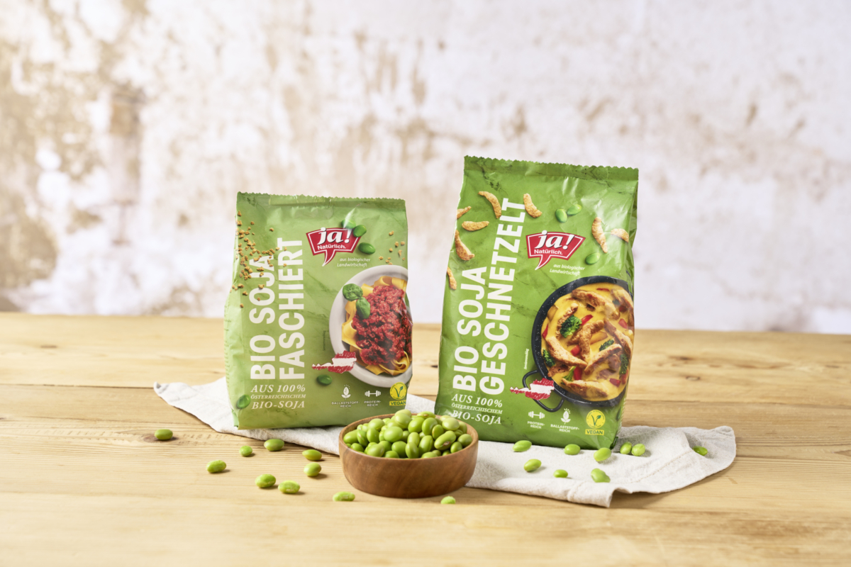 Soja-mazing! Ja! Natürlich präsentiert neues Bio-Sojageschnetzeltes und ...