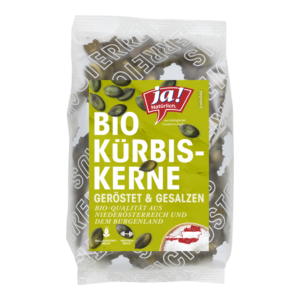 Bio-Kürbiskerne geröstet und gesalzen