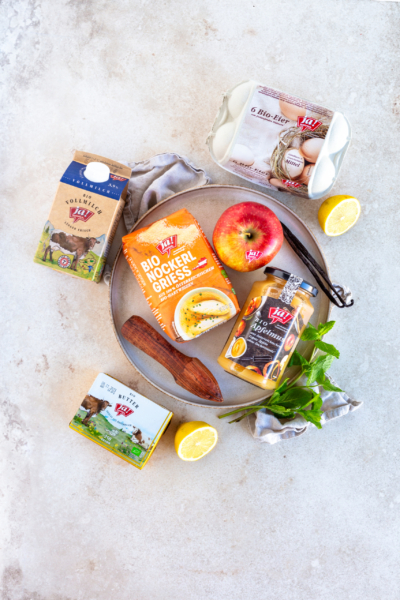 Alle im Rezept genannten Zutaten.