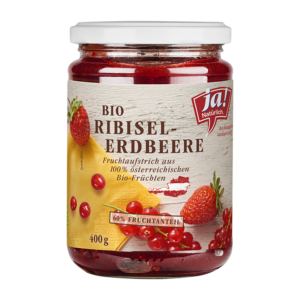 Bio-Fruchtaufstrich Ribisel-Erdbeere