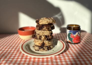 Vegane Bio-Maroni-Schokoladen Cookies