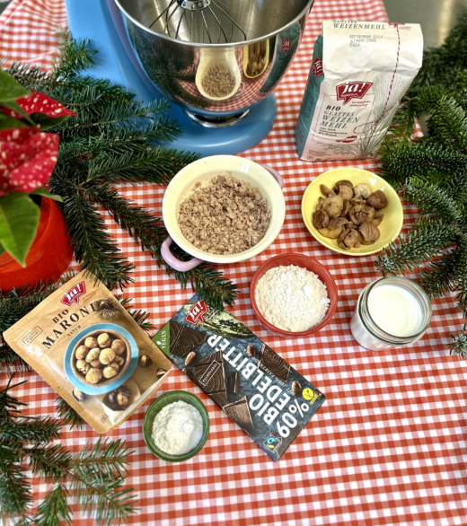 Vegane Maroni Cookies