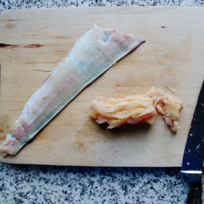 Bio-Saiblingsfilets ohne Haut.