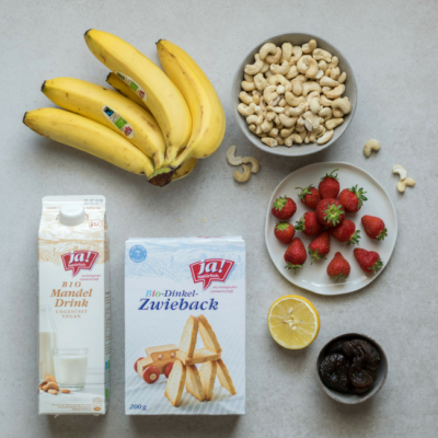 Alle im Rezept genannten Zutaten.