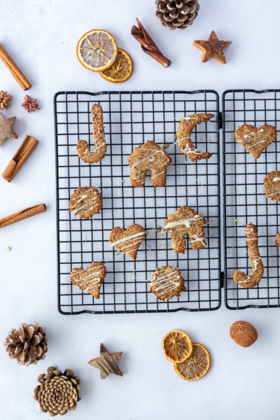 Zuckerfreie Apfel Hafer Kekse