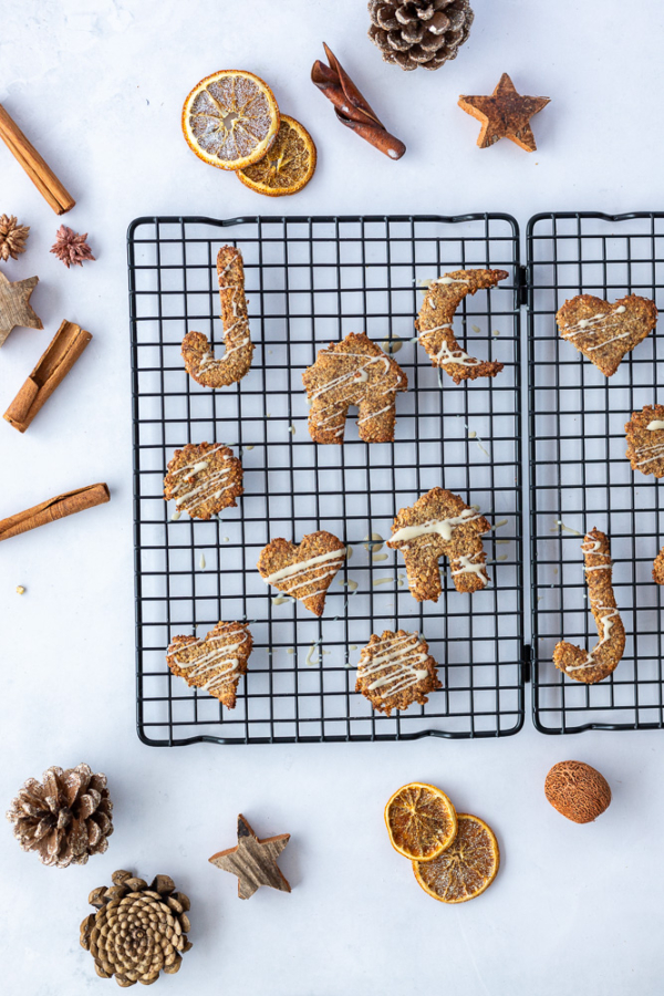Zuckerfreie Apfel Hafer Kekse