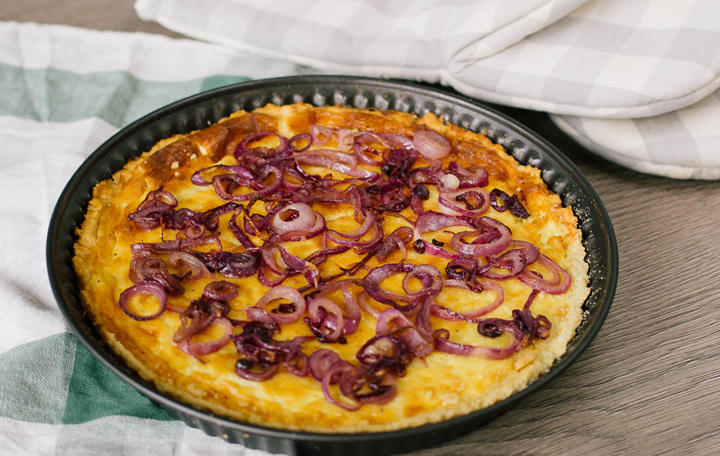 Zwiebel Quiche