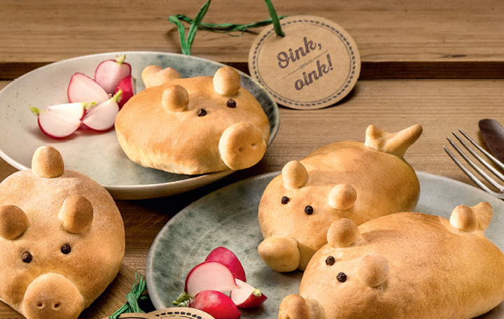 Bio-Gemüse Schweinchen