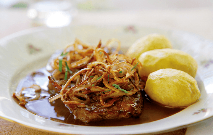 Zwiebelrostbraten vom Jungrind