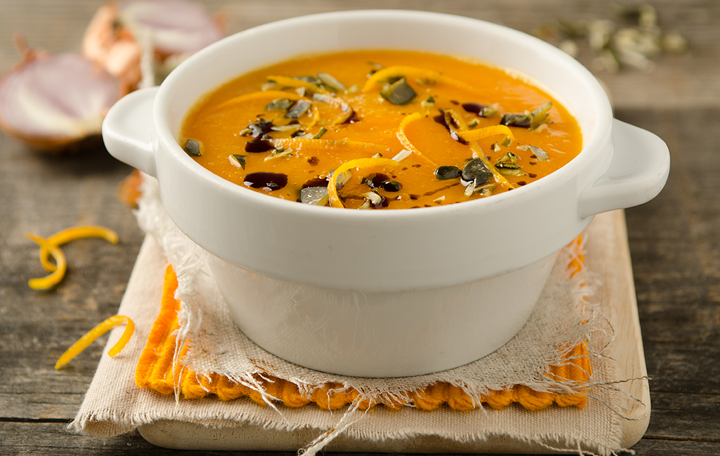 Karotten-Blutorangen-Suppe