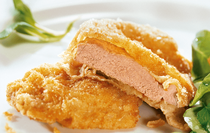 Gebackene Lammschnitzel nach Wiener Art