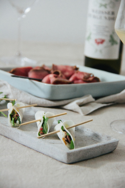 Winterrettich Roastbeef Canapes | Rezept | Ja! Natürlich