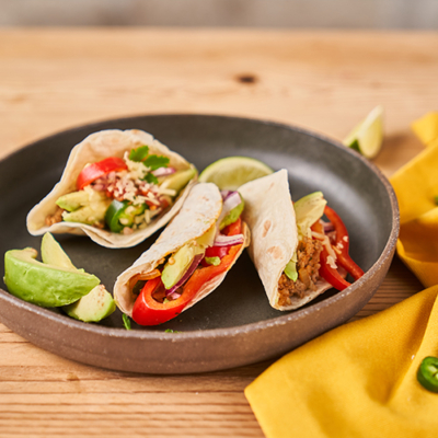 Tacos-mit-Bio-Faschiertem-und-Kräuterseitlingen | Rezept | Ja! Natürlich