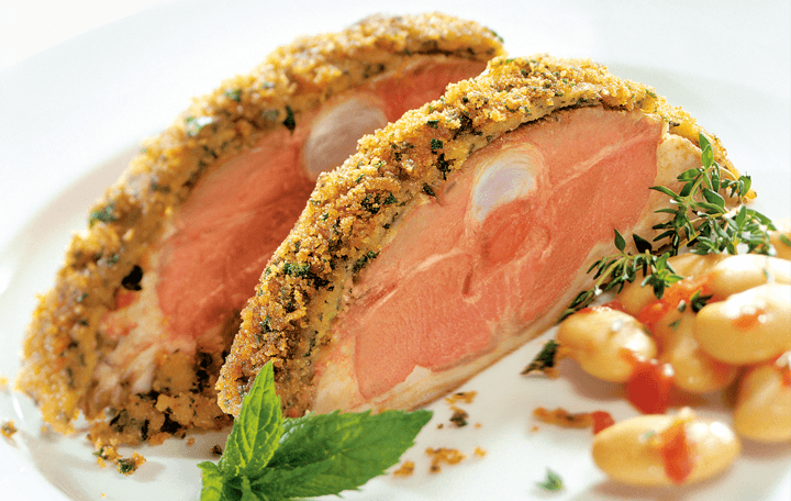 Lammrücken mit Kräuterkruste