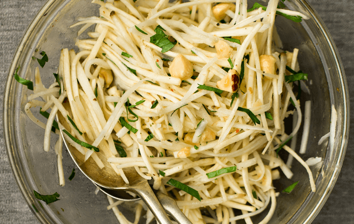 Topinambur-Pastinaken-Salat