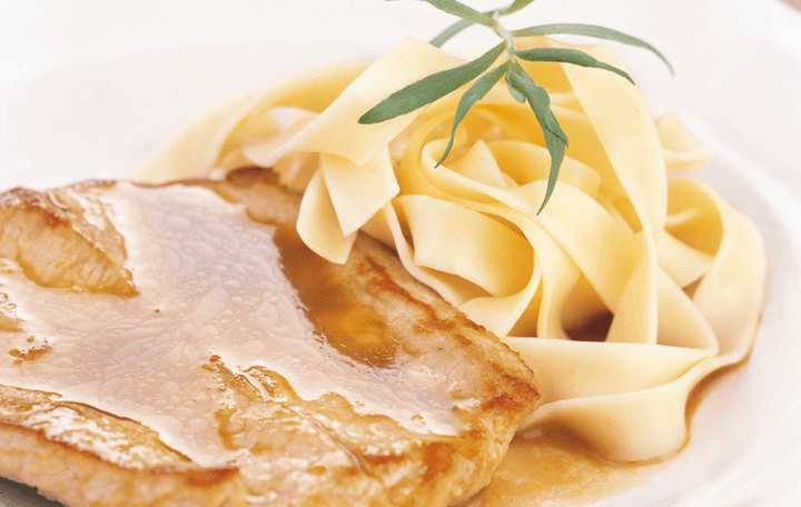 Kalbsschnitzel auf Seewinkel-Art