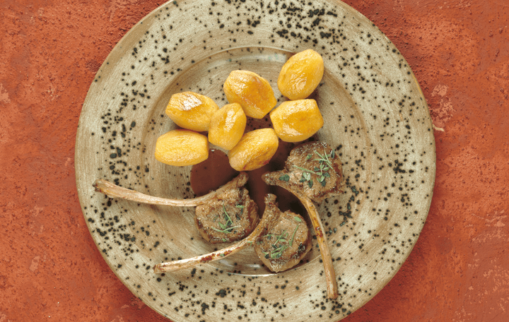 Knoblauch-Lammkoteletts