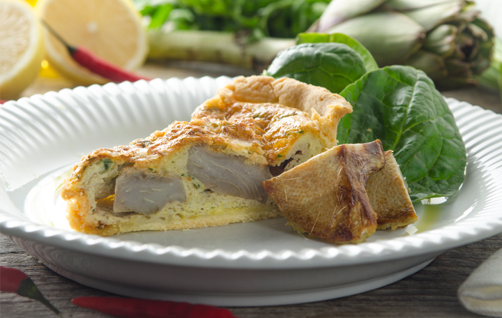 Artischocken-Camembert-Quiche