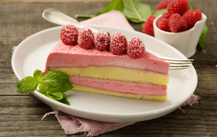 Himbeerschaumtorte