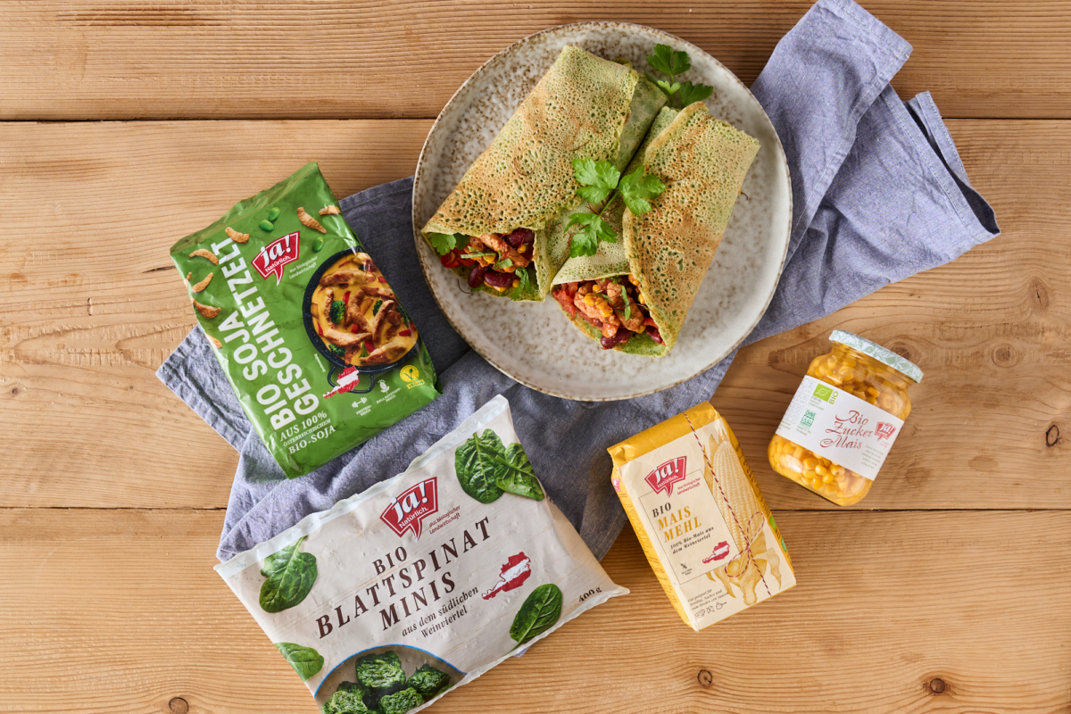 Selbstgemachte Bio-Spinat Tortilla Wraps | Rezept – Ja! Natürlich